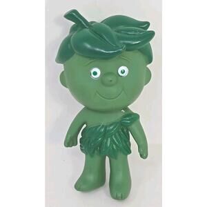 Vintage Jolly Green Giant Little Sprout Boy Rubber Vinyl Doll Toy 6" U11